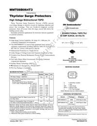 MMT08B064T3G Datasheet Cover