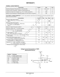 MMT08B260T3G Datasheet Page 2