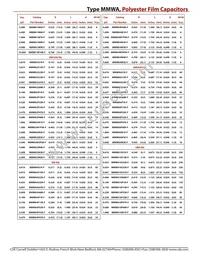 MMWA05P33K-F Datasheet Page 2
