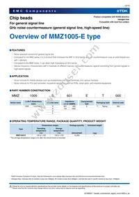 MMZ1005A152ET000 Datasheet Page 3