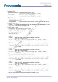 MN101LR05DXW Datasheet Page 3
