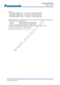 MN101LR05DXW Datasheet Page 6