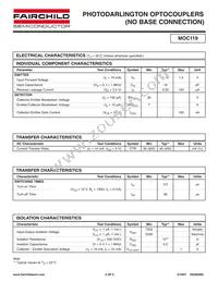 MOC119W Datasheet Page 2