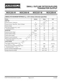 MOC207R1M Datasheet Page 2