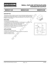 MOC213R1VM Datasheet Cover