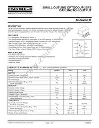 MOC223R1VM Datasheet Cover