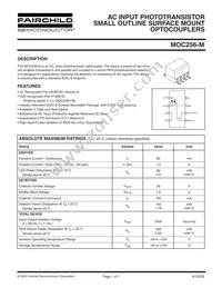 MOC256R2VM Datasheet Cover