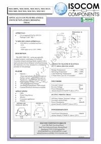 MOC3011XSM Datasheet Cover