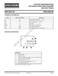 MOC3052TM Datasheet Page 9