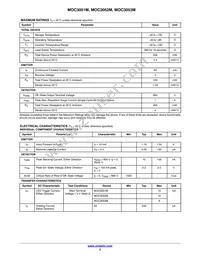 MOC3053SR2M Datasheet Page 3