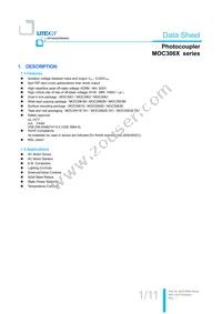 MOC3063M Datasheet Page 2