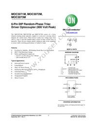 MOC3073SR2VM Datasheet Cover