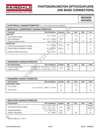 MOC8050W Datasheet Page 2