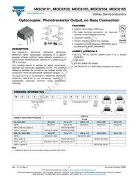 MOC8102-X006 Datasheet Cover