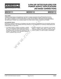 MOC8113W Datasheet Page 10