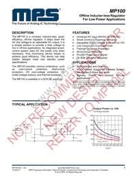 MP100GN-Z Datasheet Cover