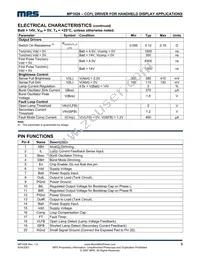 MP1026EF-LF Datasheet Page 3
