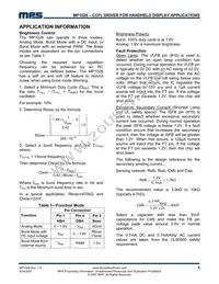 MP1026EF-LF Datasheet Page 5
