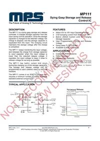 MP111DS-LF-Z Datasheet Cover