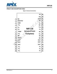 MP118FDA Datasheet Page 3