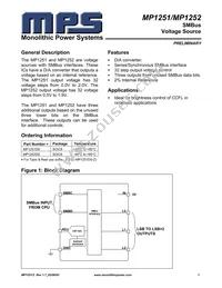 MP1252DS-LF Datasheet Cover