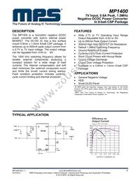 MP1400GC-P Datasheet Cover