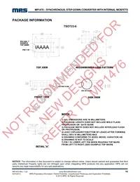 MP1470GJ-P Datasheet Page 16