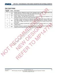 MP1470HGJ-P Datasheet Page 5