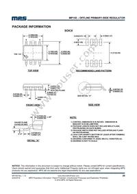 MP150GS Datasheet Page 20