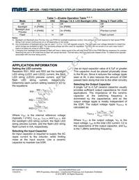 MP1529DR-LF-P Datasheet Page 8