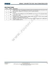 MP2000DJ-ADJ-LF-P Datasheet Page 4