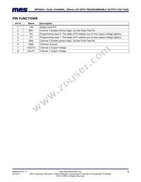 MP20043DGT-D-LF-P Datasheet Page 5