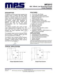 MP2013GQ-33-P Datasheet Cover