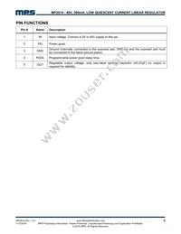 MP2014GZD-P Datasheet Page 5