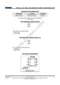 MP2015AGQ-P Datasheet Page 3