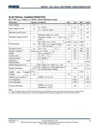 MP2016DD-LF-P Datasheet Page 3