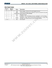 MP2016DD-LF-P Datasheet Page 4