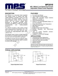 MP2019GN Datasheet Cover