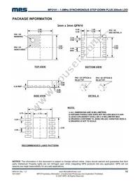 MP2101DQ-LF-P Datasheet Page 12