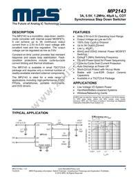 MP2143DJ-LF-Z Datasheet Cover