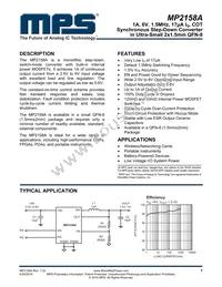 MP2158AGQH-P Datasheet Cover