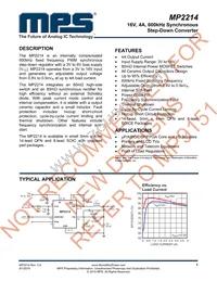 MP2214ADN-LF Datasheet Cover