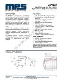 MP2233DJ-LF-P Datasheet Cover