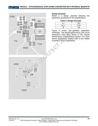 MP2233DJ-LF-P Datasheet Page 15