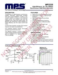 MP2235GJ-P Datasheet Cover