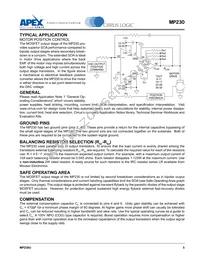 MP230FC Datasheet Page 5