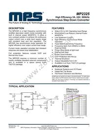 MP2325GJ-Z Datasheet Cover