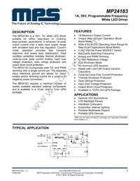 MP24183DQ-LF-P Datasheet Cover