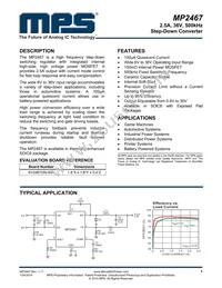 MP2467DN-LF Datasheet Cover