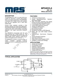 MP24833-AGN Datasheet Cover